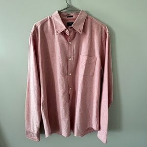 J Crew Slim Fit Oxford Button-Down, Size L, salmon pink